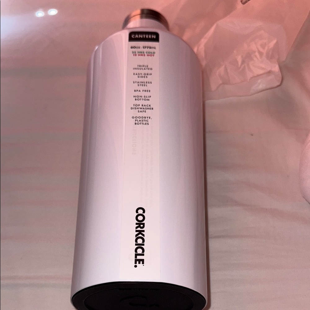 Corkcicle White Insulated Canteen